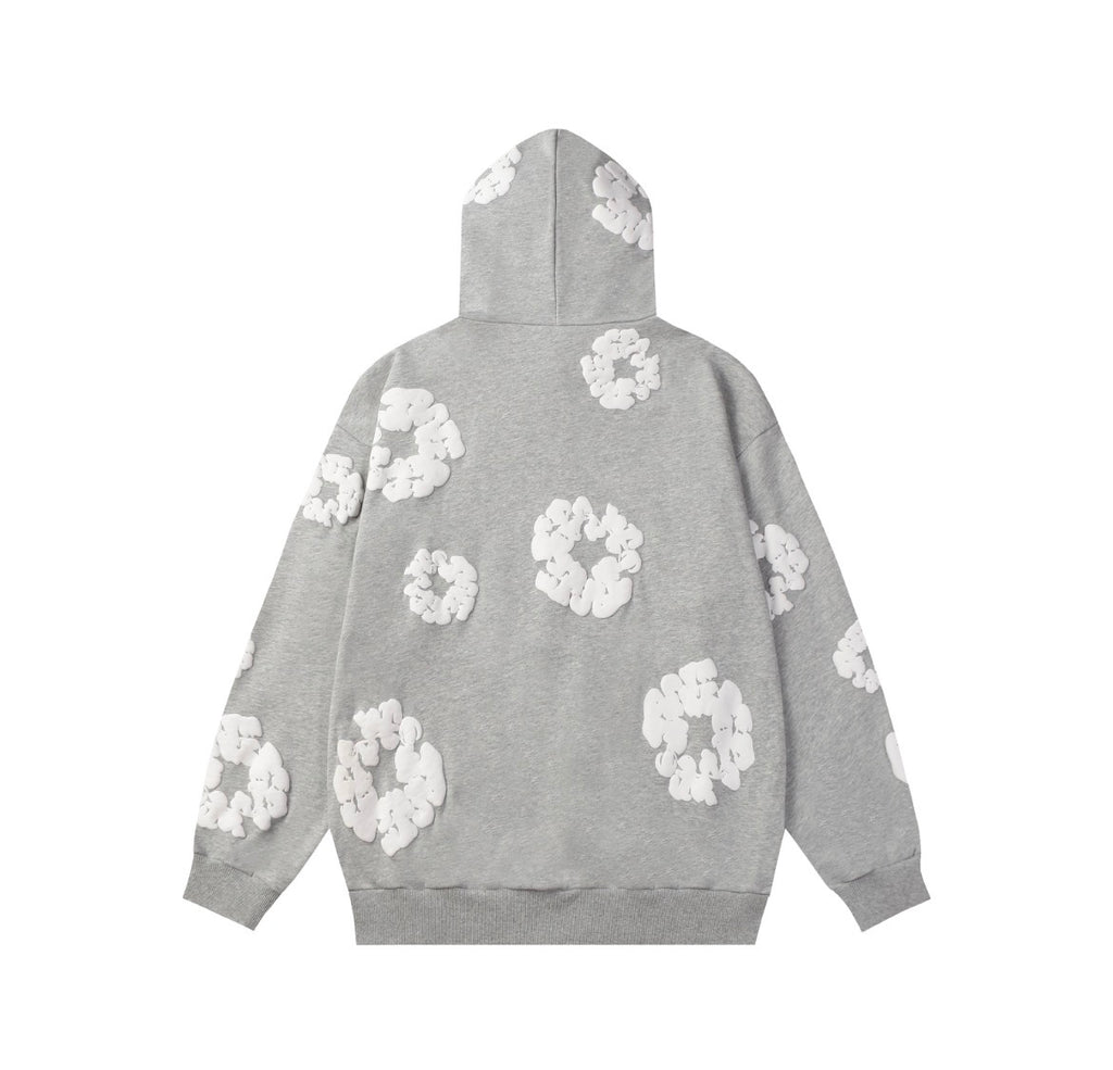 Denim Tears Cotton Wreath Hoodie (Gray)￼