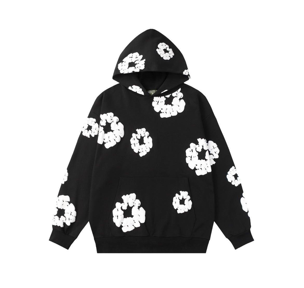 Denim Tears Cotton Wreath Hoodie (Black)