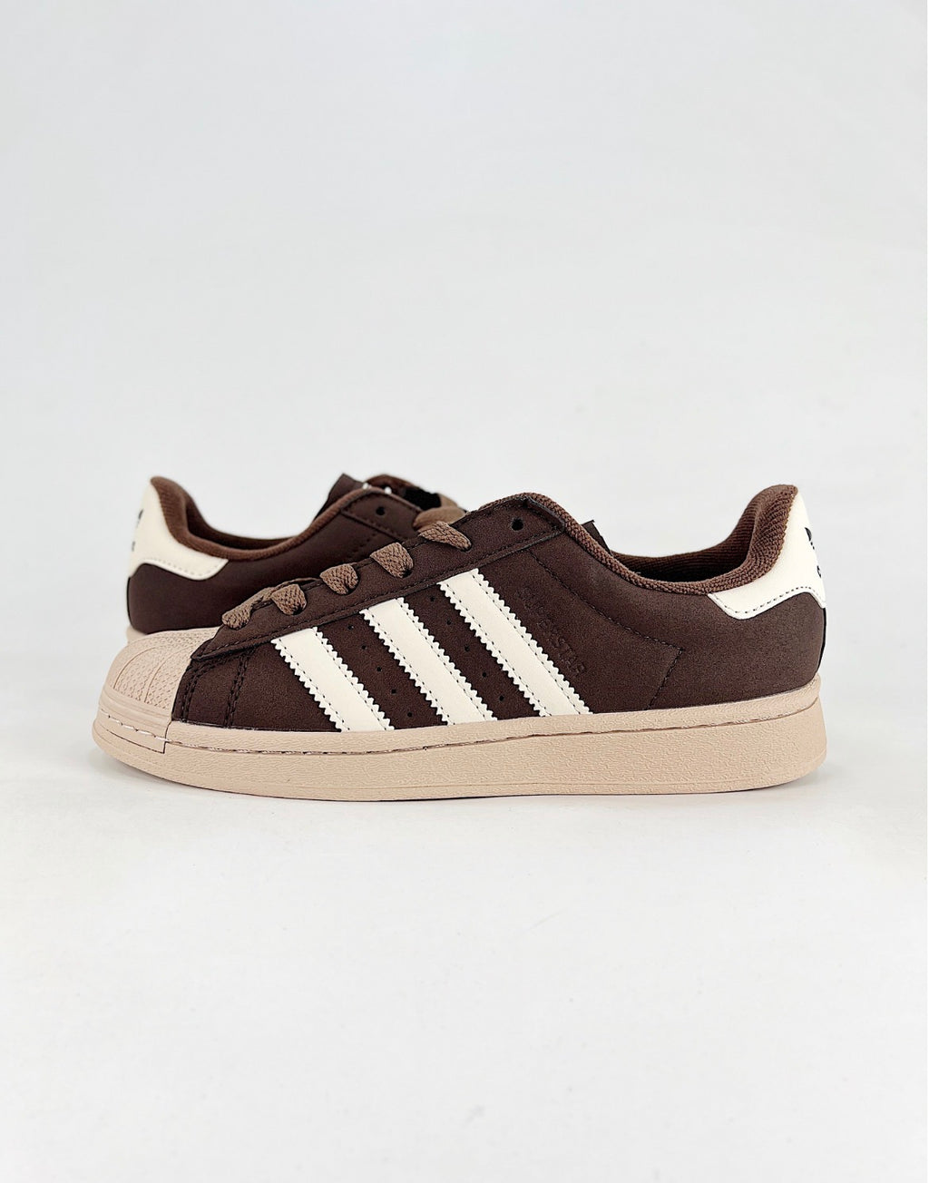Adidas Superstar II Sneakers (Aurora Coffee / Off White / Stone Khaki)