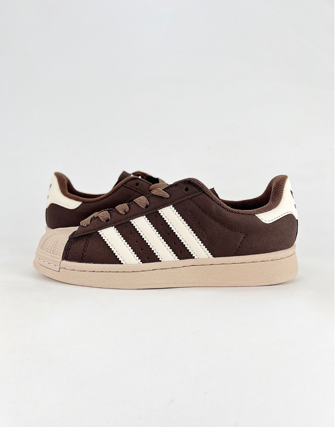 Adidas Superstar II Sneakers (Aurora Coffee / Off White / Stone Khaki)