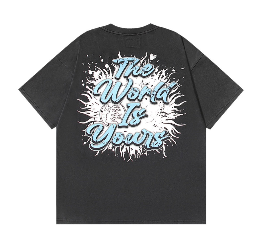 Hellstar "The World is Yours" tee (Dark Gray)