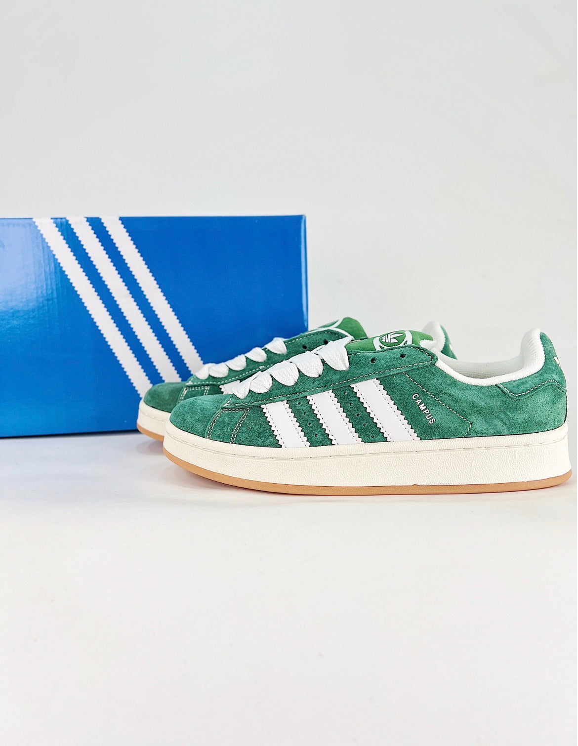 Adidas Campus 00s (Green / Cloud White / Gum)