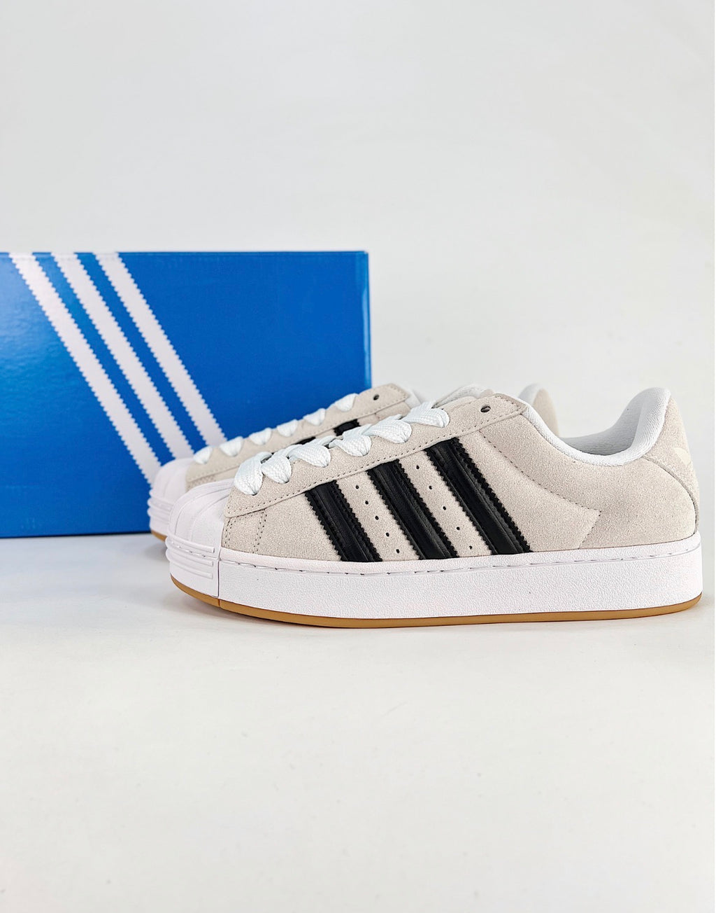Adidas Superstar ST (Crystal White/Core Black/Gum)