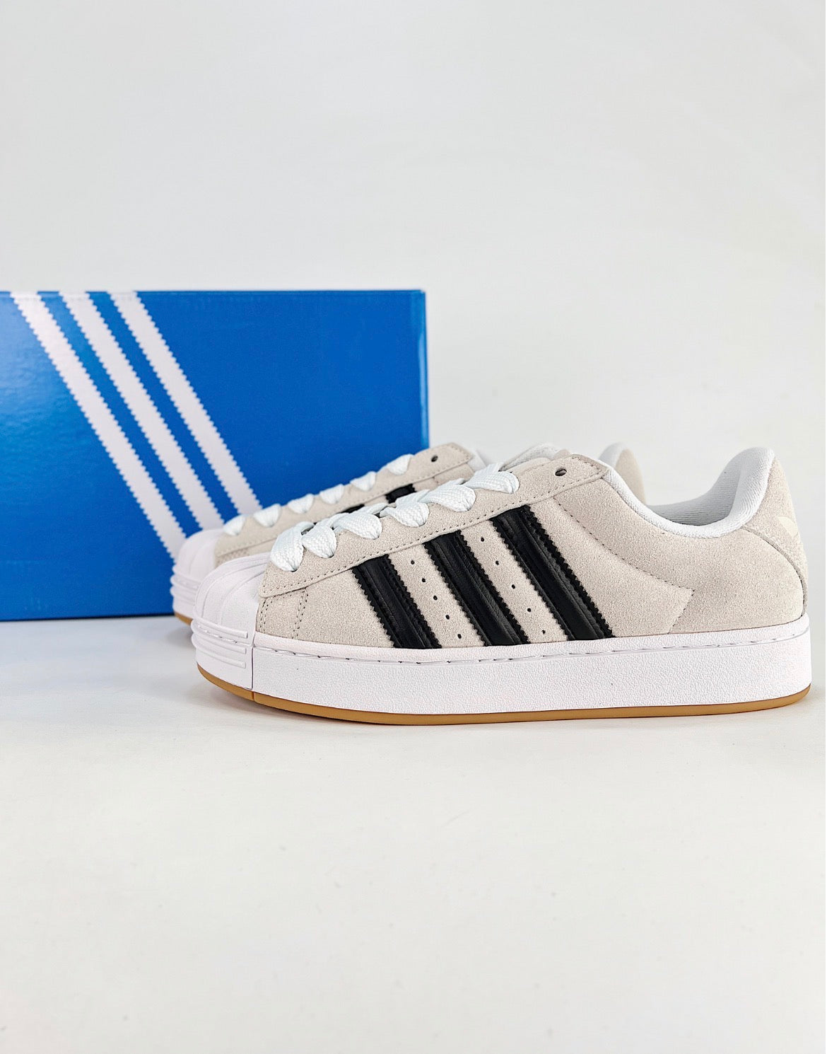 Adidas Superstar ST (Crystal White/Core Black/Gum)