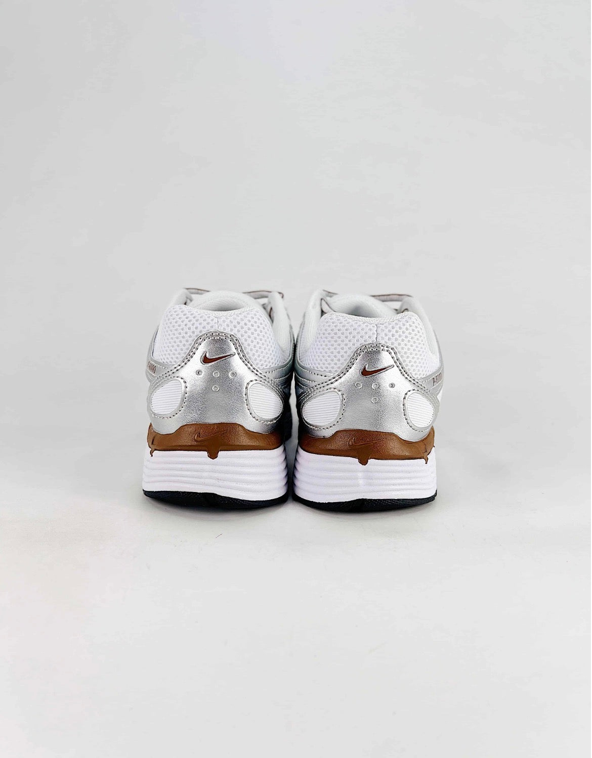 Nike P-6000 (White/Metallic Silver/Gum Brown)