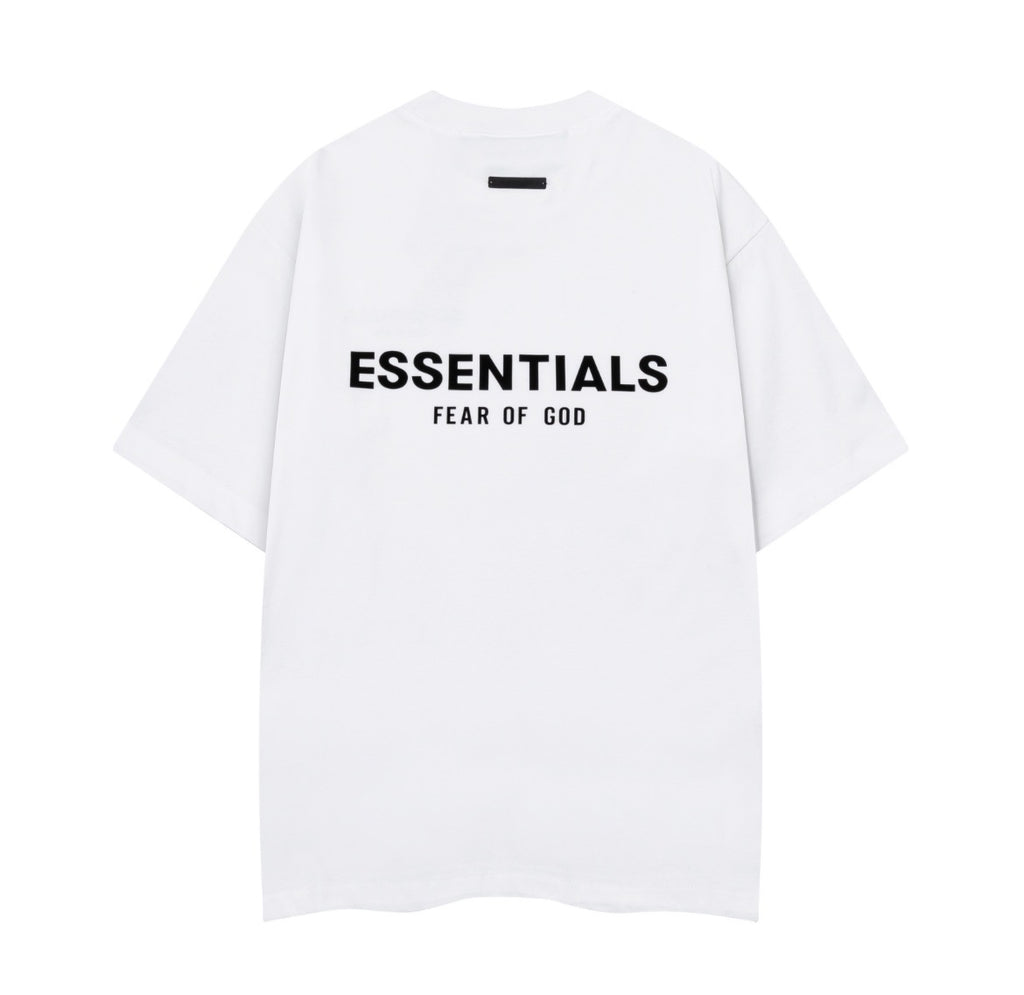 Essentials Fear of God Core Logo T-Shirt (White)