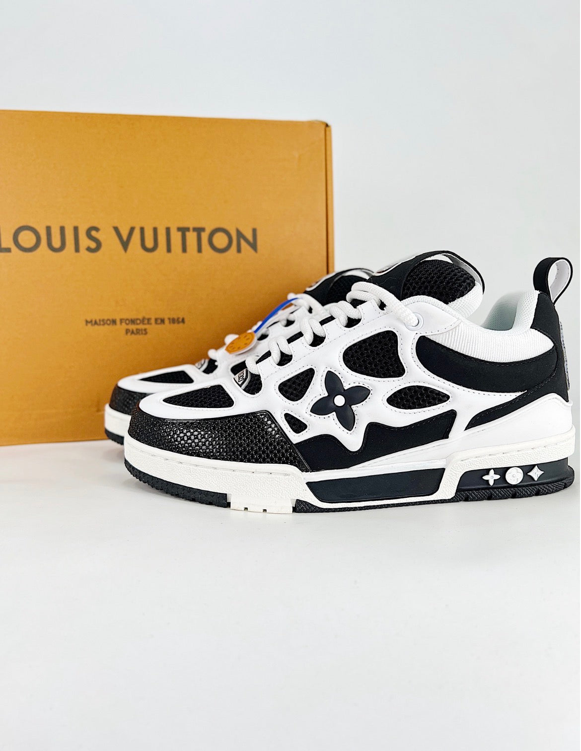 Louis Vuitton LV Skate (Black/White Technical Mesh)