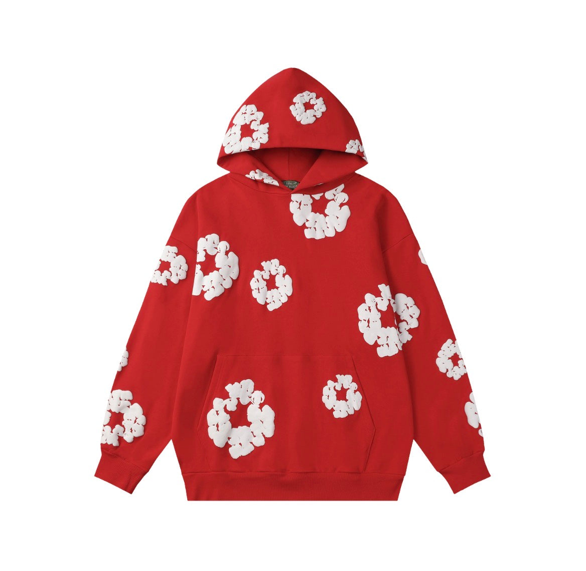 Denim Tears Cotton Wreath Hoodie (Red)