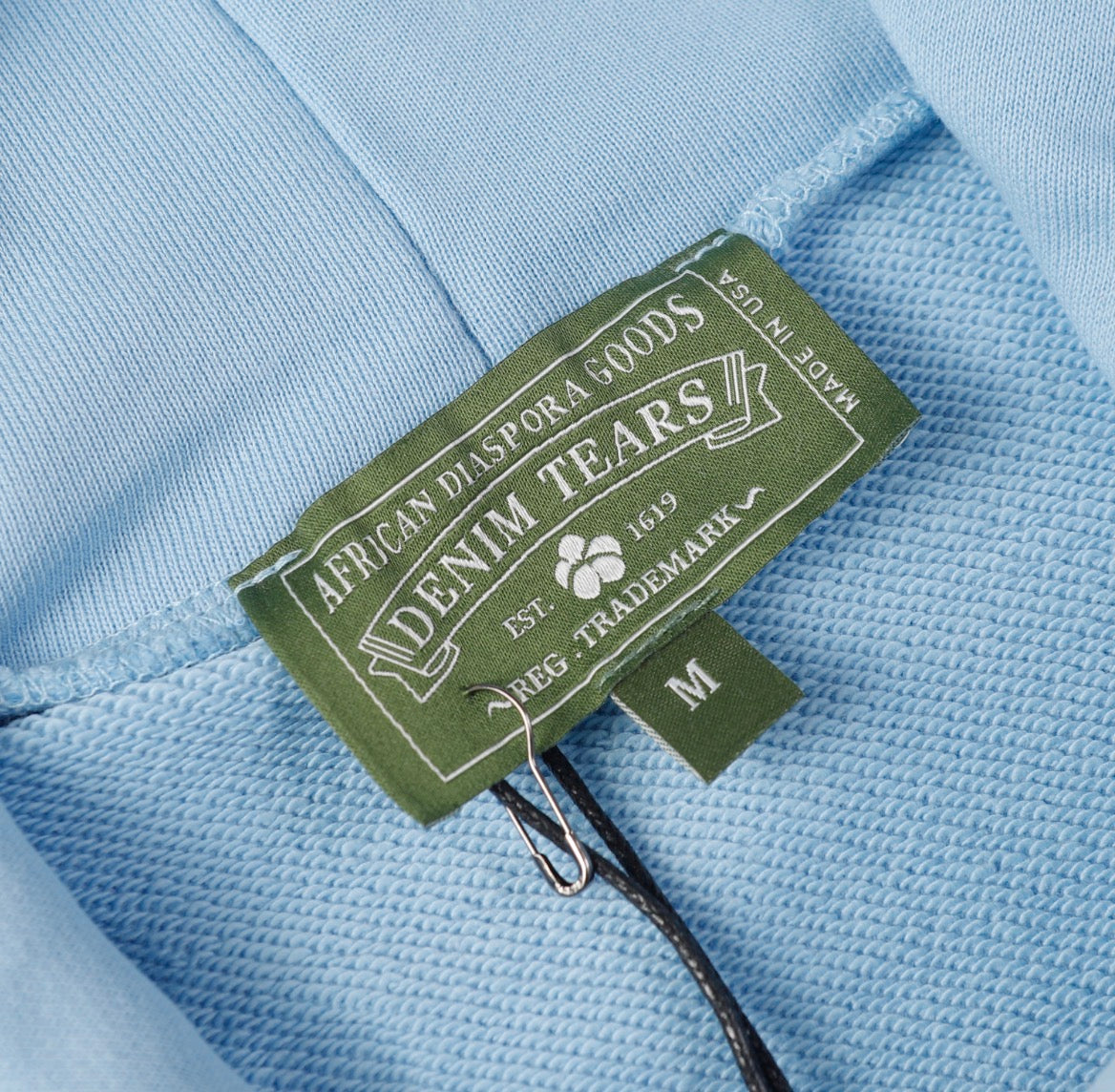 Denim Tears Cotton Wreath Hoodie (Light Blue)