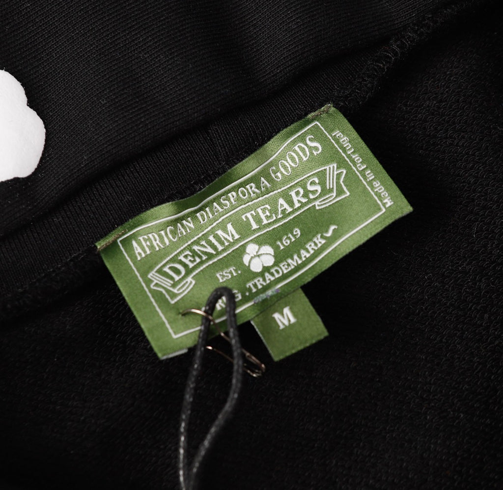 Denim Tears Cotton Wreath Hoodie (Black)