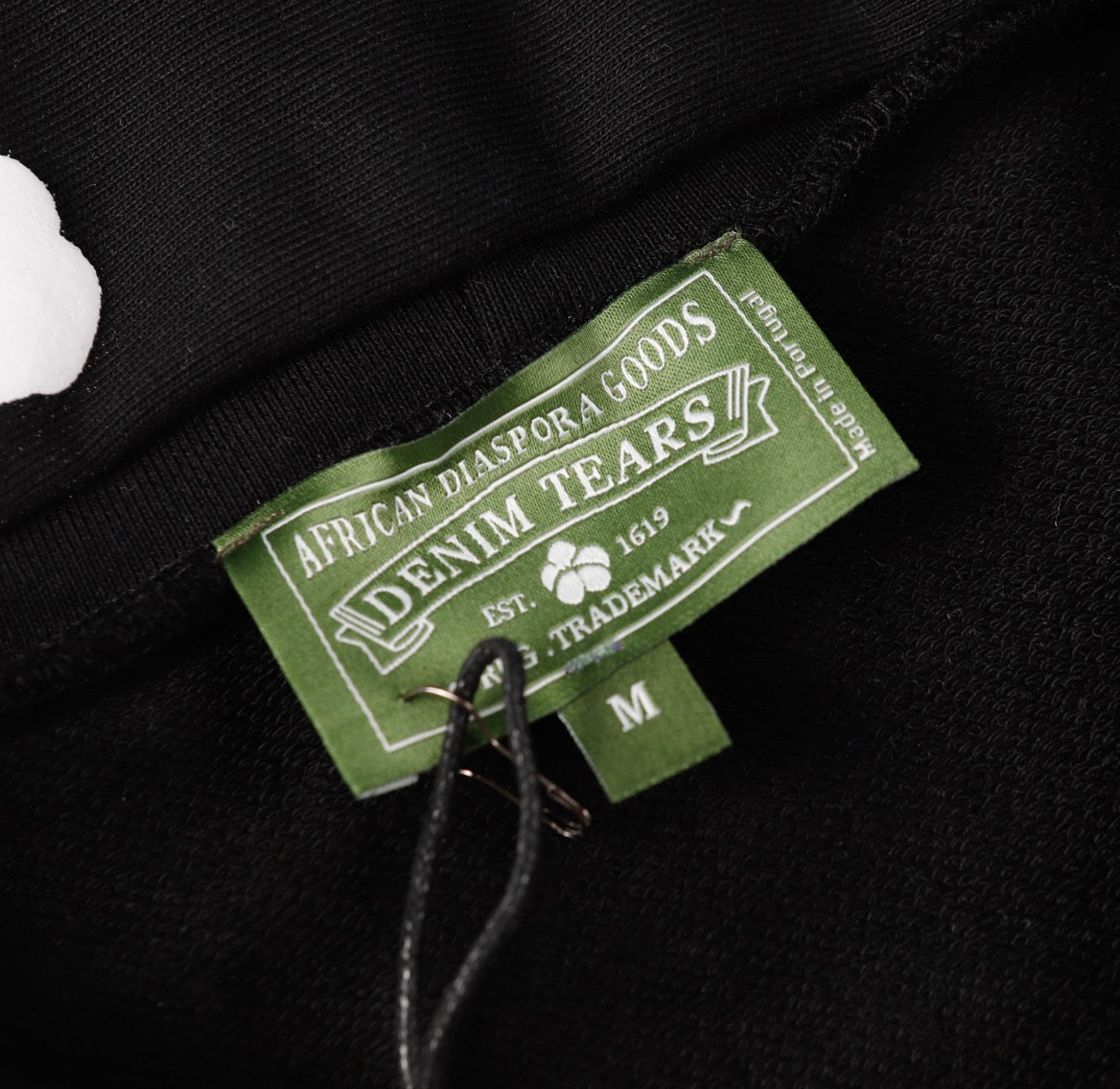 Denim Tears Cotton Wreath Hoodie (Black)