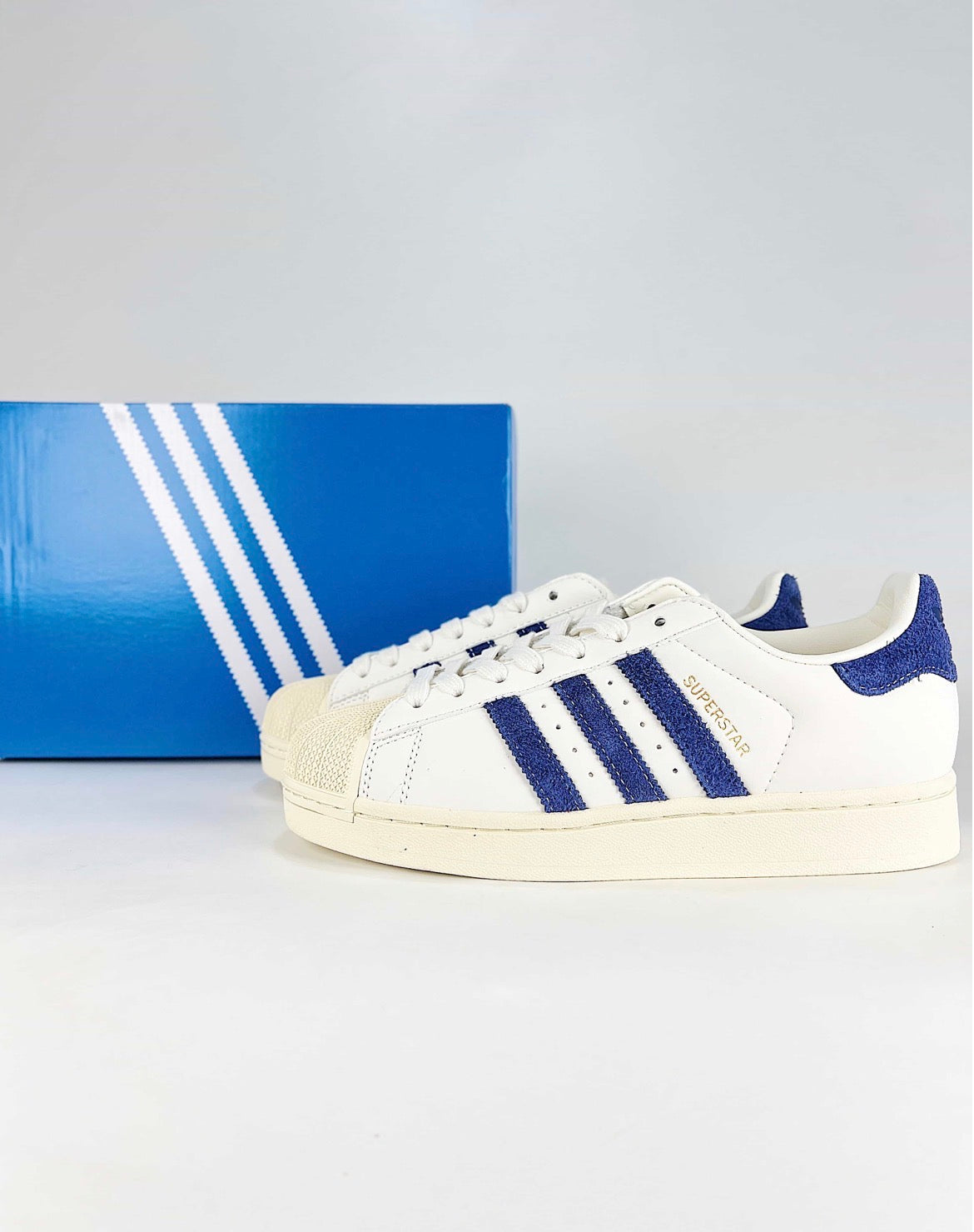 Adidas Superstar II (off-white/victory blue)
