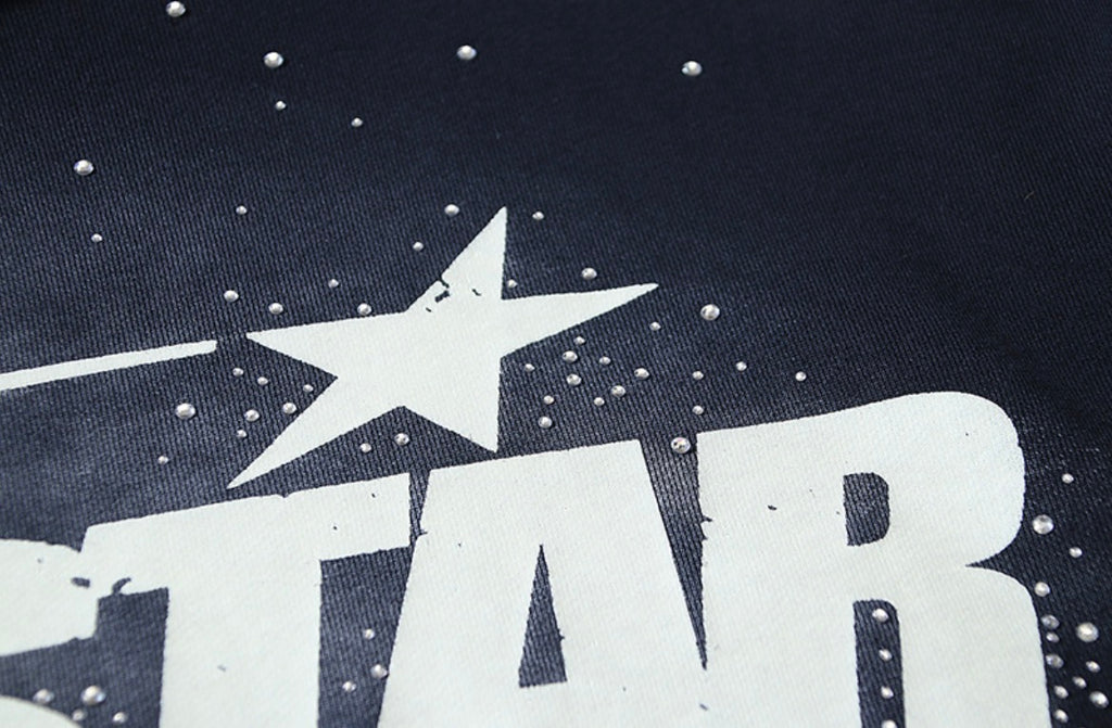Hellstar Uniform Glitter Hoodie (Black)