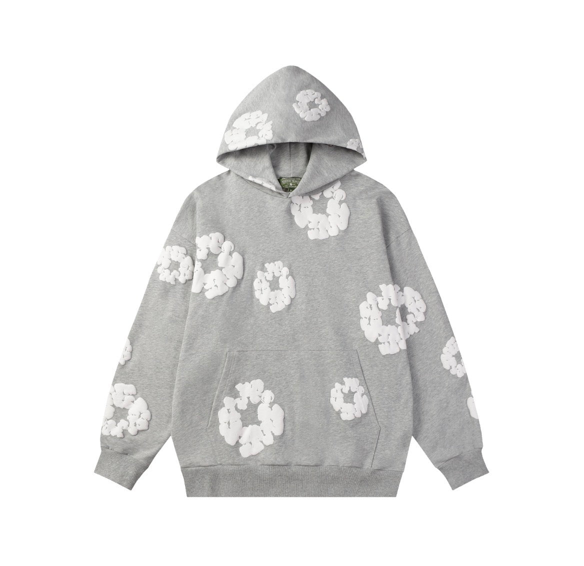 Denim Tears Cotton Wreath Hoodie (Gray)￼