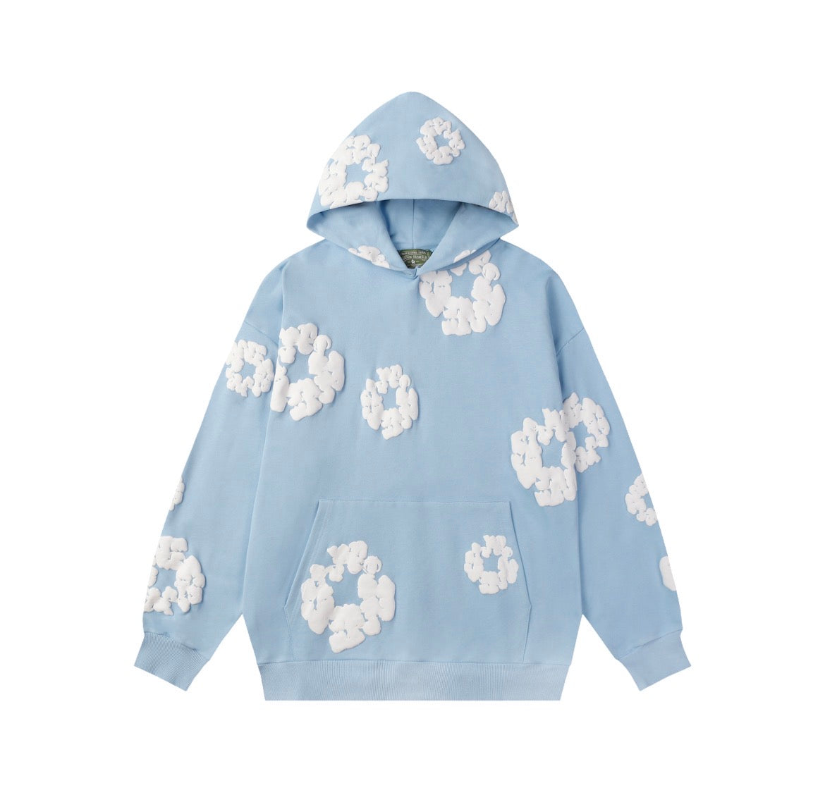 Denim Tears Cotton Wreath Hoodie (Light Blue)