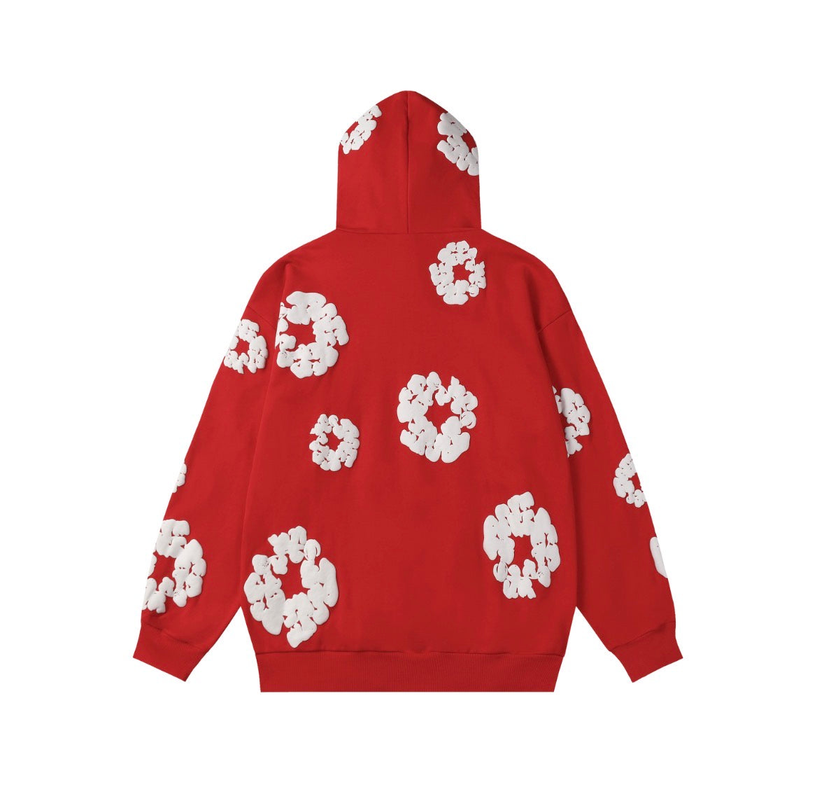 Denim Tears Cotton Wreath Hoodie (Red)