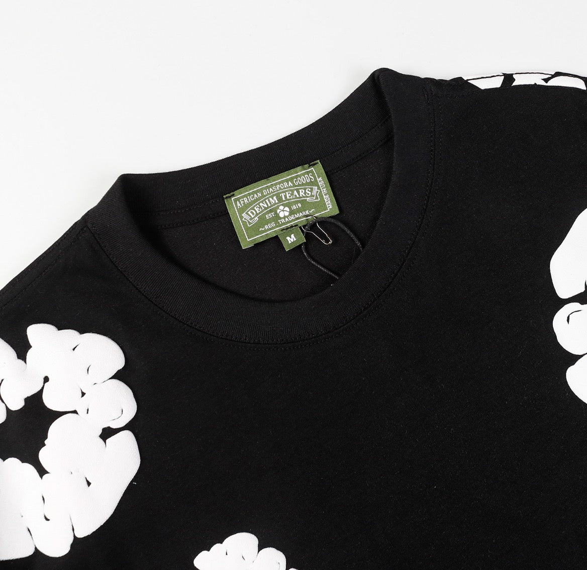 Denim Tears Cotton Wreath T-Shirt (Black)