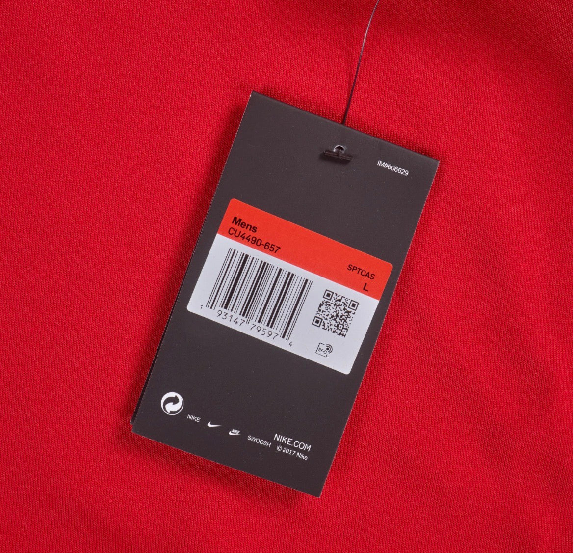 Nike Sportswear Tech Fleece Full-Zip Hoodie and Joggers Set (Red)
