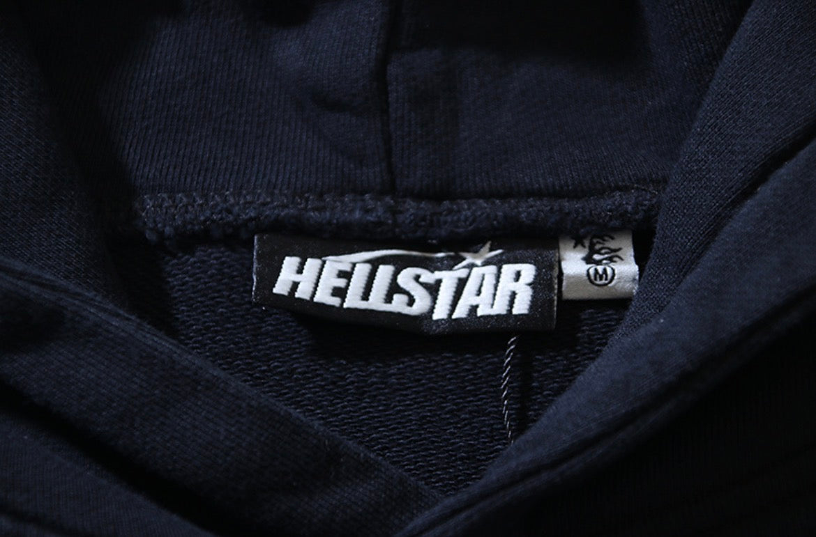 Hellstar Uniform Glitter Hoodie (Black)