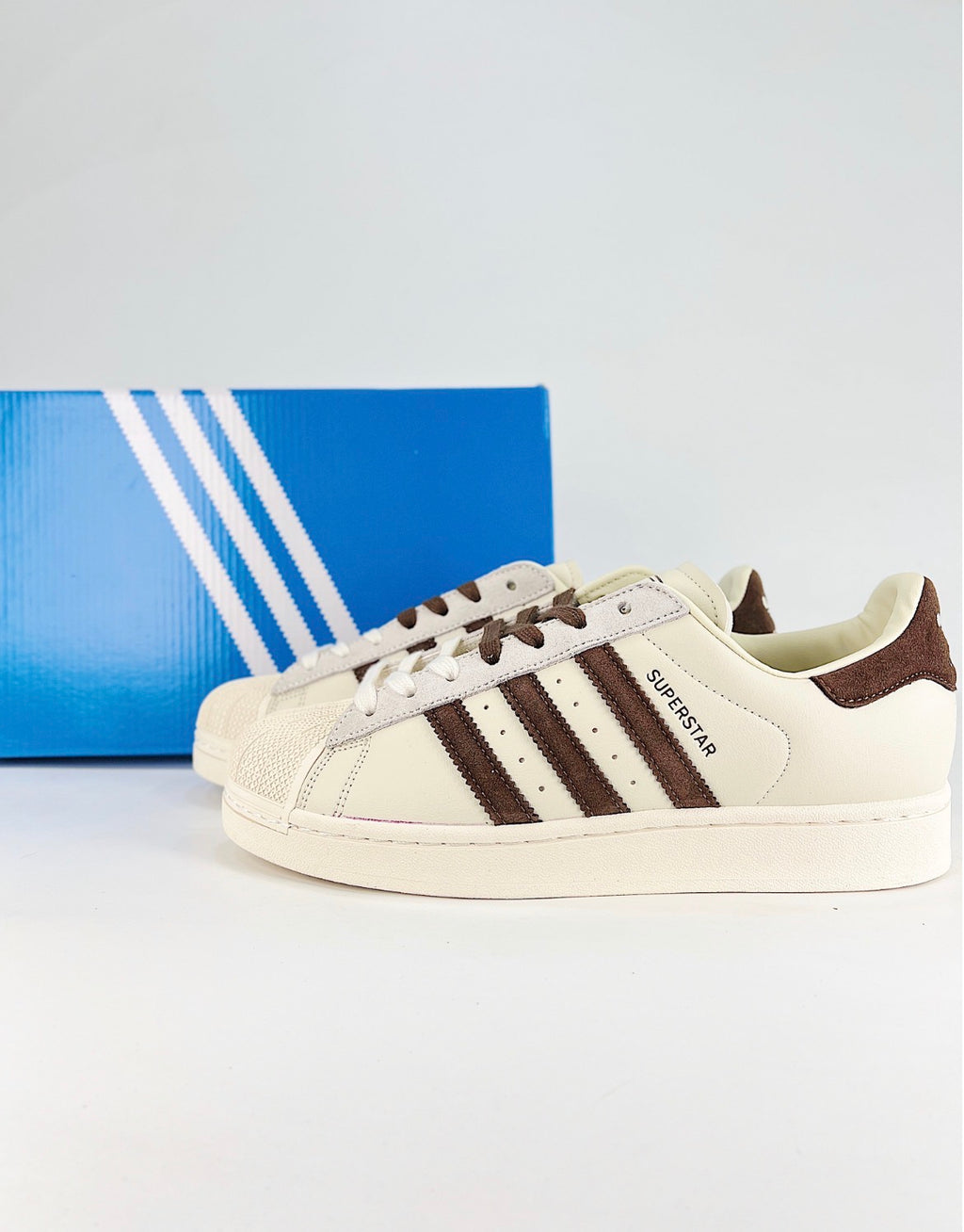 Adidas Superstar II off-white/brown "Latte"
