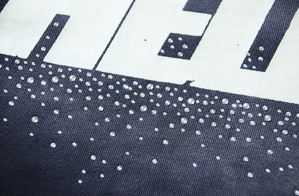 Hellstar Uniform Glitter Hoodie (Black)