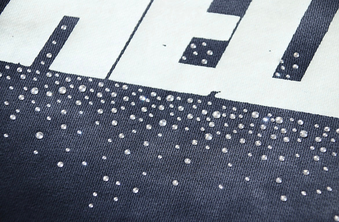 Hellstar Uniform Glitter Hoodie (Black)