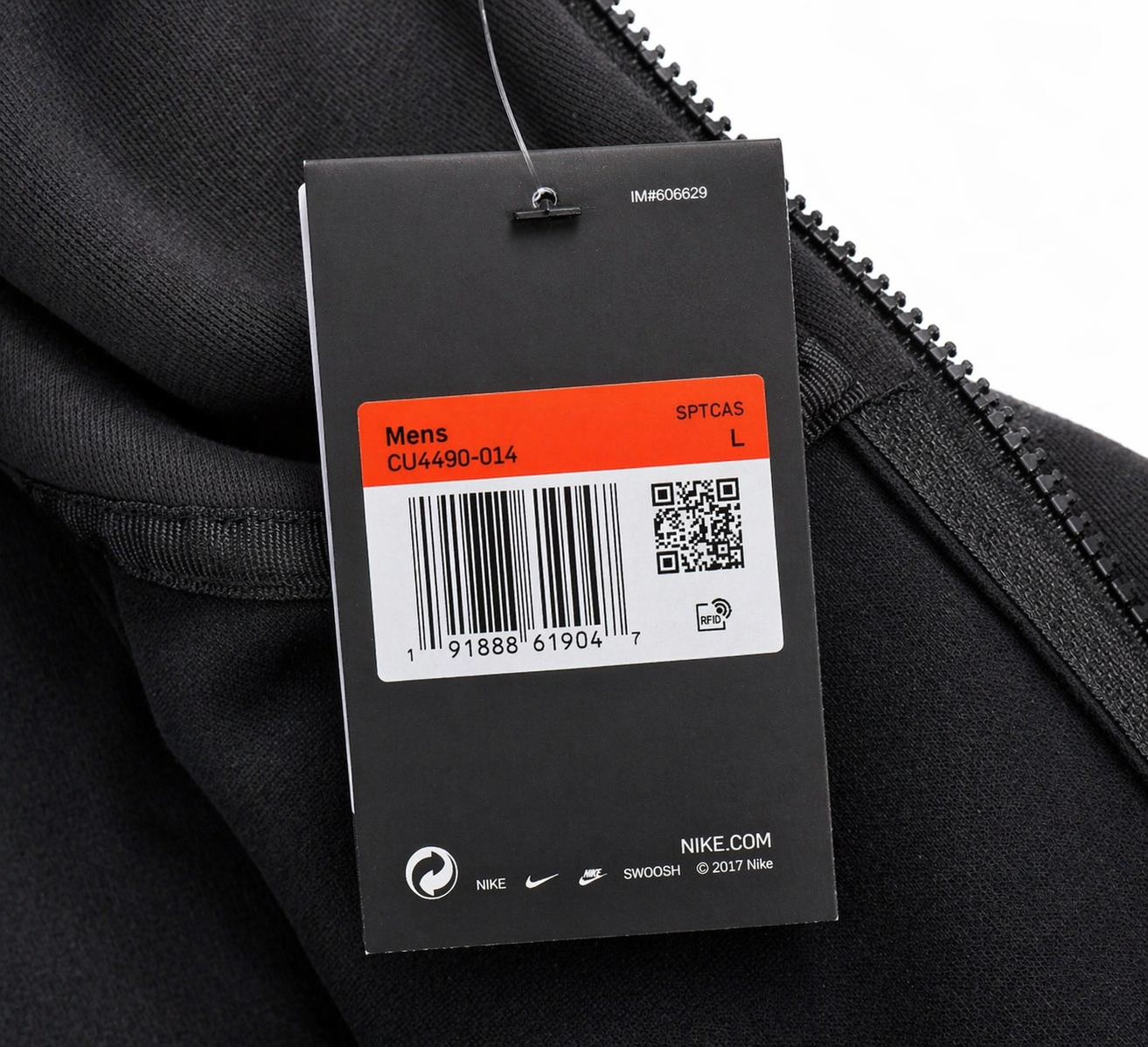 Nike Sportswear Tech Fleece Full-Zip Hoodie and Joggers Set (Grey/Black)