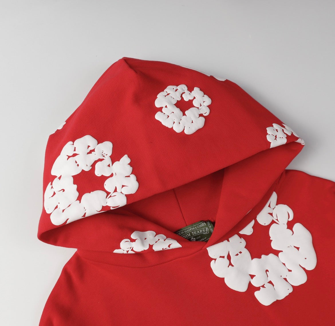 Denim Tears Cotton Wreath Hoodie (Red)