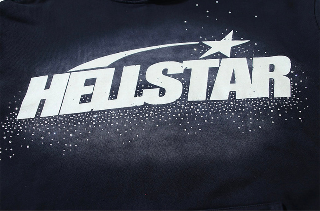 Hellstar Uniform Glitter Hoodie (Black)
