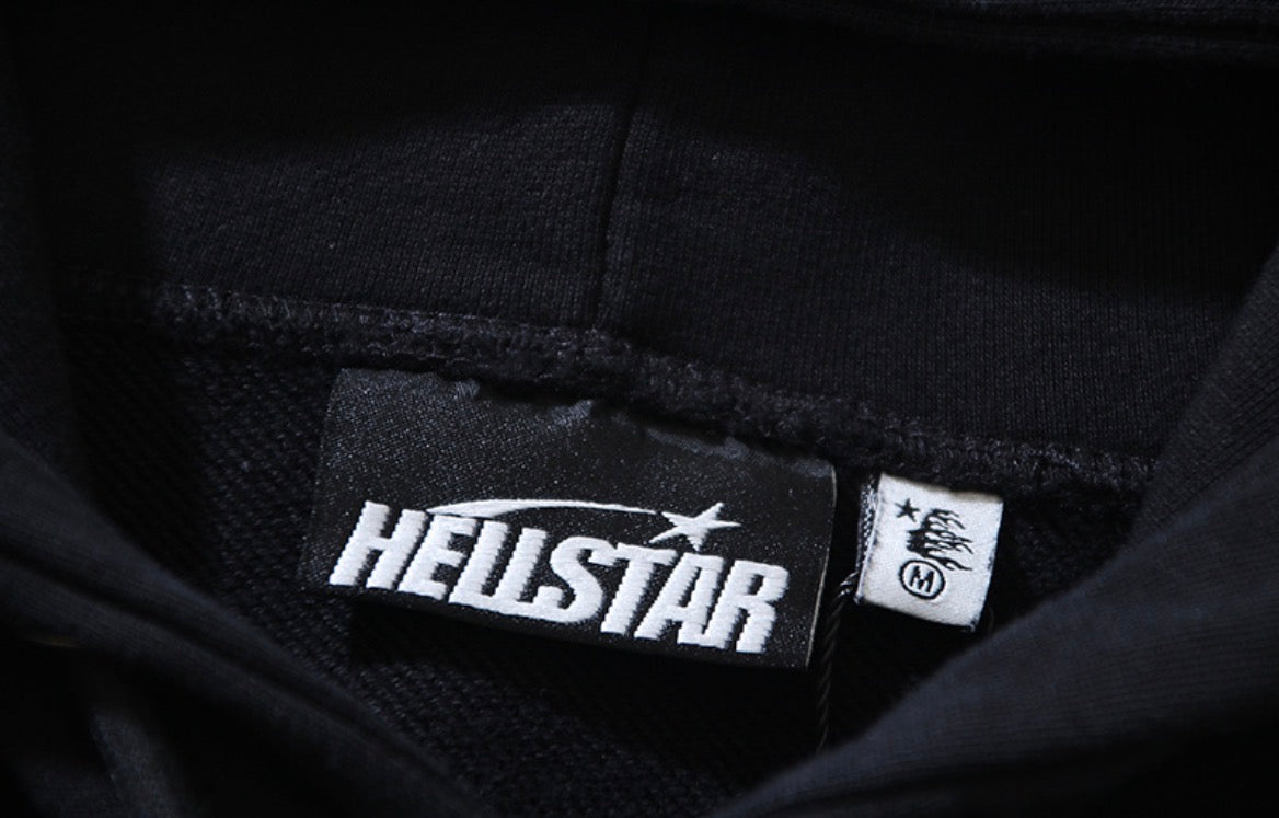 Hellstar Flame Logo Hoodie (Red/Black)