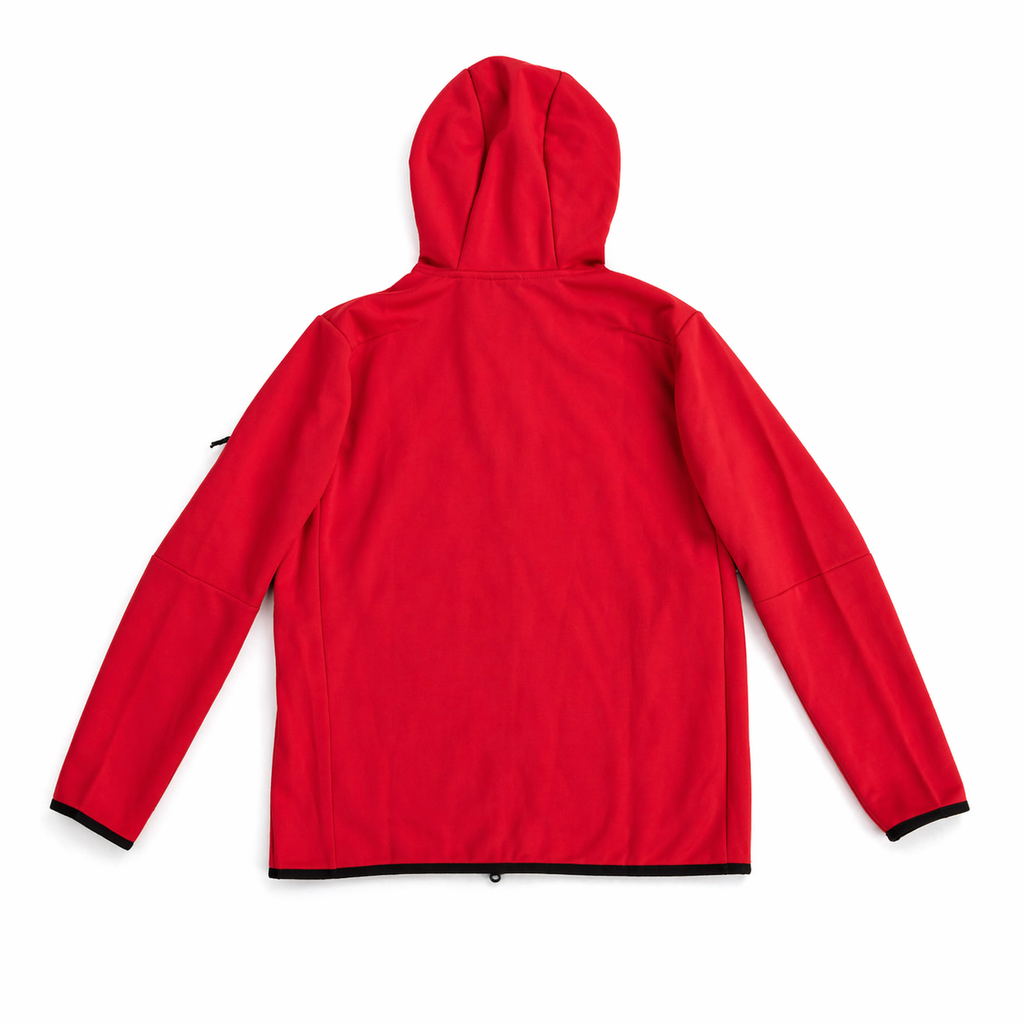 Nike Sportswear Tech Fleece Full-Zip Hoodie and Joggers Set (Red)