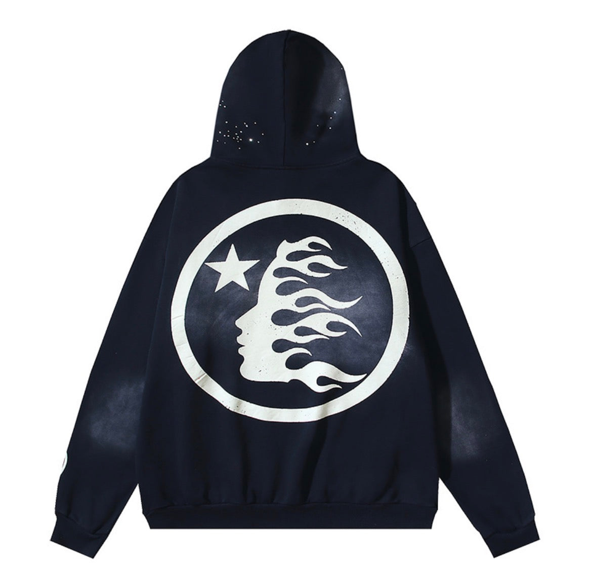 Hellstar Uniform Glitter Hoodie (Black)