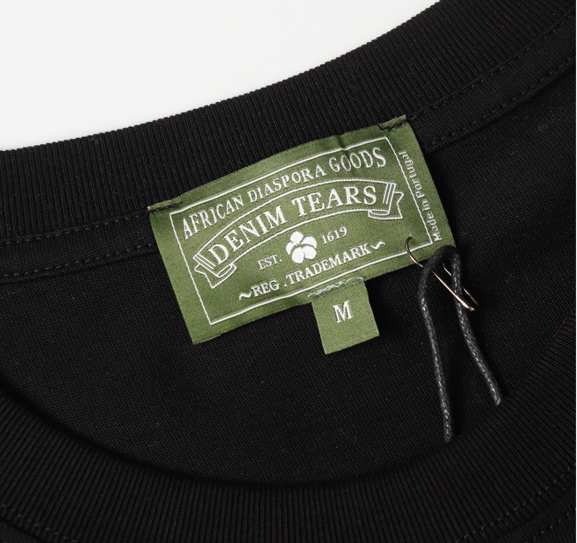 Denim Tears Cotton Wreath T-Shirt (Light Black)