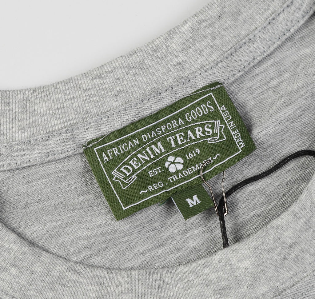 Denim Tears Cotton Wreath T-Shirt (Gray)