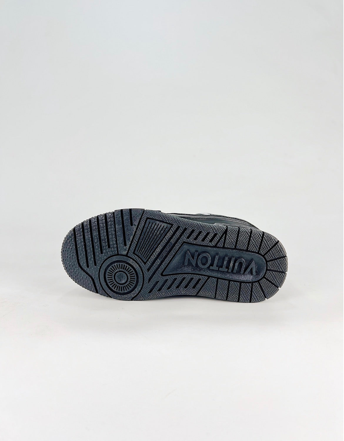 Louis Vuitton LV Trainer (Black Monogram Embossed Leather)