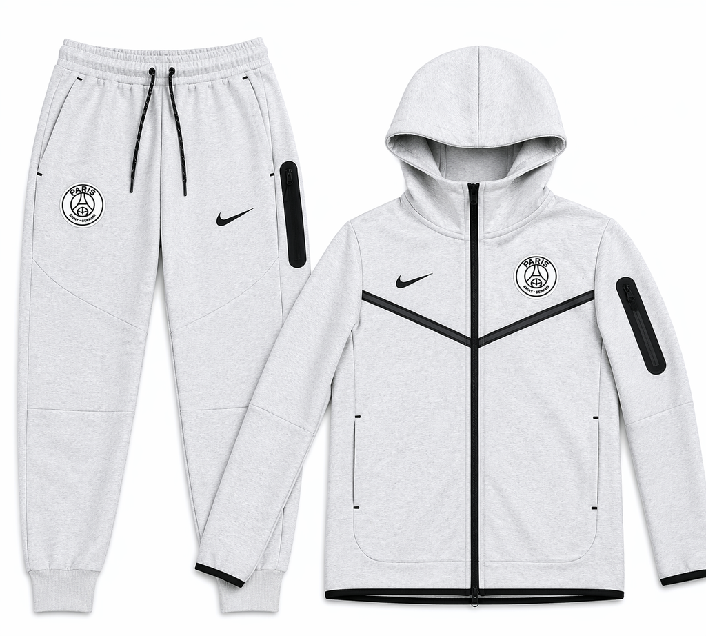 Nike PSG Tech Fleece Tracksuit (Gray)